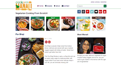 Desktop Screenshot of cookwithmanali.com