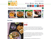 Tablet Screenshot of cookwithmanali.com